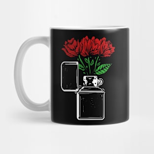 red rose lighter Mug